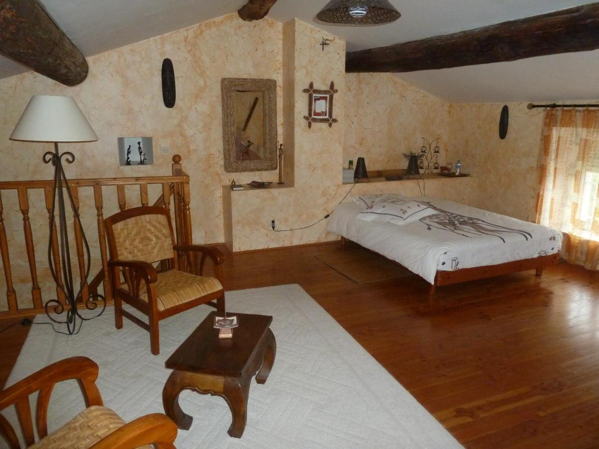 Les Hibiscus Bed & Breakfast Saint-Jean-le-Centenier Bagian luar foto